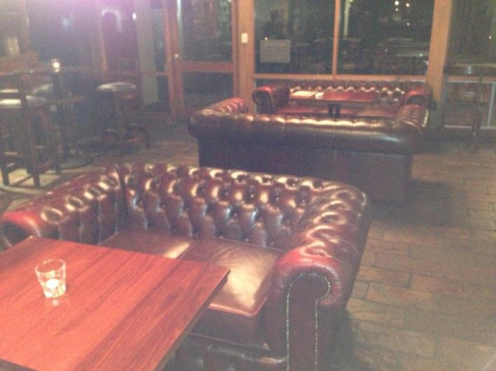 Restaurant is closed, but lounge is open, with same food.